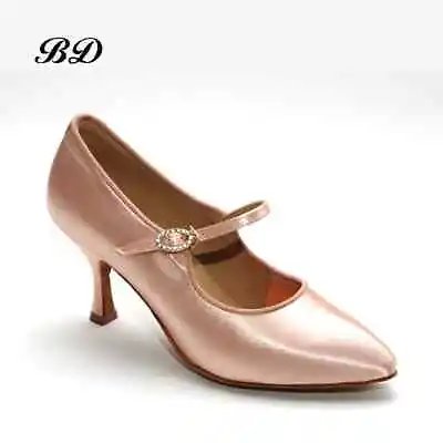 Adult Sneakers Dance Shoes Modern Party Ballroom Latin Shoe Women Satin Footwear • $172.77