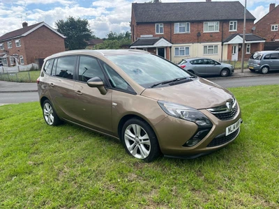 VAUXHALL ZAFIRA TOURER 7 Seater SRI CDTI Diesel 2014 Service History • £3995