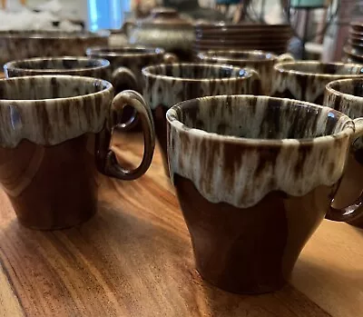 Canonsburg Brown Drip Glaze Coffee Mug Tea Cup Vintage USA Pottery • $6
