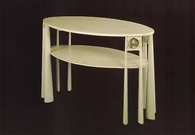 Postcard Charles Rennie Mackintosh White Occasional Table Warndorfer Vienna. • £2.50