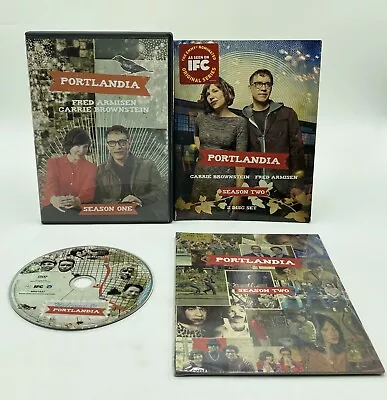 Portlandia: Seasons 1 & 2 DVD 2012 (VG & Season 2 New & Sealed) Fred Armisen OOP • $49.99