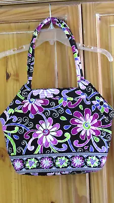 Vera Bradley Retired Angle Tote Purple Punch Bag • $19.99