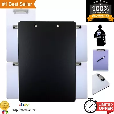 Letter Size Whiteboard Clipboards - Pack Of 6 Portable Dry Erase Surfaces • $27.99