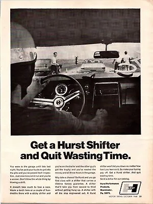1968 Hurst Performance Shifters Vintage Print Ad Camaro Drag Strip Race Car • $6.99