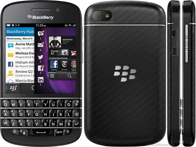 BlackBerry Q10 16GB+2GB 8MP LTE Qwerty Keyboard Unlocked Smartphone- New Sealed • $72