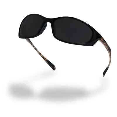 £14.98 • Buy Higher State Womens Full Frame Wrap Run Sunglasses Black Brown Sports Running