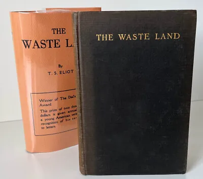 The Waste Land By T.S. Eliot 1922 Ltd Numbered First Edition • $1499.95