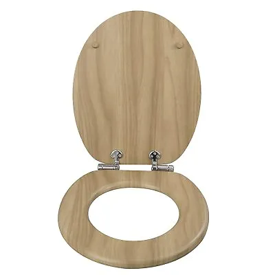 Soft Close Toilet Seat Heavy Duty Bathroom WC Seats Adjustable Hinge Non-slip • £32.99