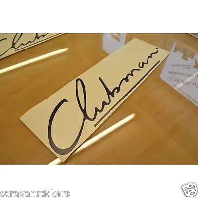 £26.57 • Buy Lunar Clubman 2005 Caravan Sticker Decal Graphic - SINGLE