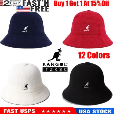 Hot Sale Hip-Hop Fashion Classic Kangol Bermuda Casual Bucket Hats CapSports Hat • $15.69