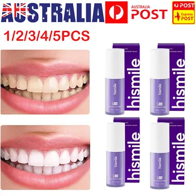 $22.95 • Buy 5PCS Hismile-V34 Colour-Corrector Teeth Whitening Tooth Stain Removal 30ml