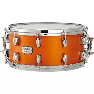 Yamaha Tour Custom Maple Snare Drum 14 X 6.5 In. Caramel Satin • $309.99