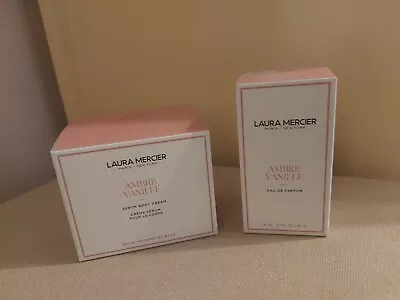 Laure Mercier Ambre Vanille Eau De Parfum 50 Ml + Serum Body Cream New/bnib • £64.99