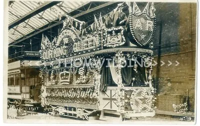 £10 • Buy RP Social History - ILLUMINATED TRAM Royal Visit 1908 By RODGERS Of LEEDS Yorks
