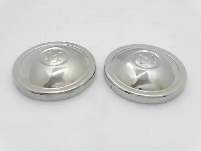 Vintage Morris Minor Front/Rear Wheel Hub Chromed 2x Covers/Caps • $158.68