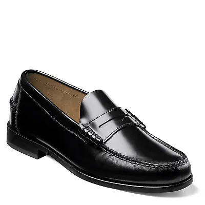 Men's Florsheim Berkeley Penny Loafer 17058-01 Black Leather • $129.95