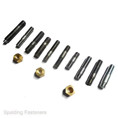 £2.40 • Buy 5/16  + 3/8  Exhaust/Turbo Manifold Studs Plus Nuts - Various Sizes