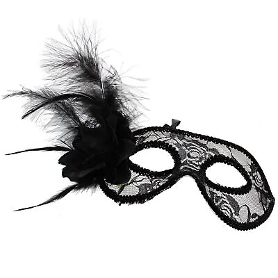 Feather Masquerade Mask Masks For Masquerade Ball • £7.99