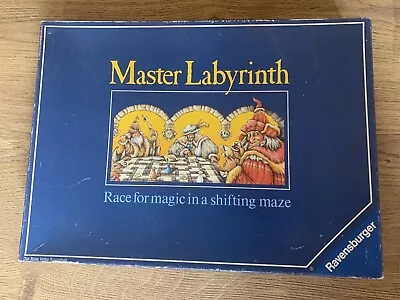 Ravensburger MASTER LABYRINTH Maze Board Game Vintage 1991 1st Ed 100% Complete  • £16.99