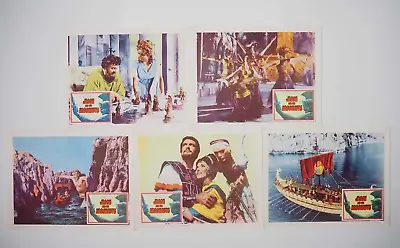 Jason And The Argonauts 5x ORIGINAL US FOH Lobby Cards Ray Harryhausen 1963 • £120