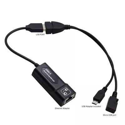 Buffering Reducing LAN Ethernet Adapter Kit For AZ Fire Stick TV 3 Or 2nd GEN  • $15.72