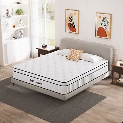 10 Inch Full Mattress Gel Memory Foam Hybrid Innerspring Full Size In A Box • $208