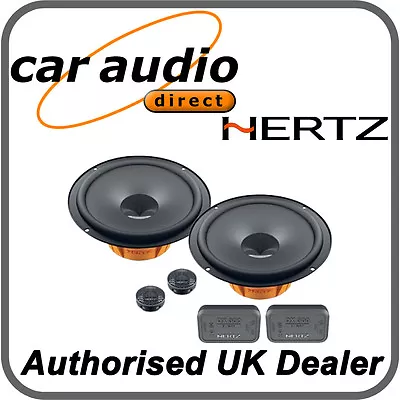 Hertz DSK165.3 6.5  16.5cm Car Audio Component 2-Way Speakers Set 160W Tweeters • £118.99