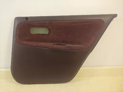 92-95 Honda Civic Sedan Passenger Rear Interior Door Panel Card OEM Burgundy • $249.95