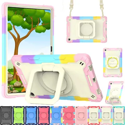 Kids Shockproof Rotating Stand Case Cover With Stand For Lenovo Samsung Ipad AU • $37.99