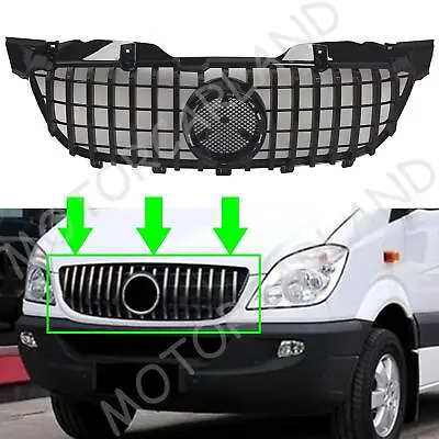 Front Bumper Grille Grill Outlet For Mercedes-Benz Sprinter W906 2009-2013 • $193.33