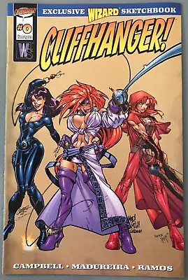 Wildstorm Cliffhanger Sketchbook #0 Campbell 1st App Red Monika Wizard 1997 • $3.99