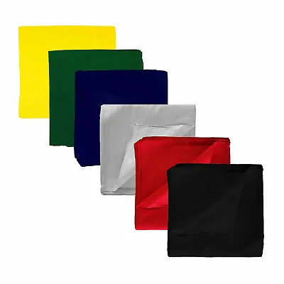  X-Large Cotton Non Fading Solid Colors Bandanas 27 X 27 Inch • $15.33