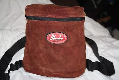 Mambo Childrens / Teenager Made In Aust Vintage Cow Suede Leather Back Pack. • $50