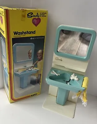 Marx Toys SINDY 1978 WASHSTAND W/ Box 1241 • $14.97