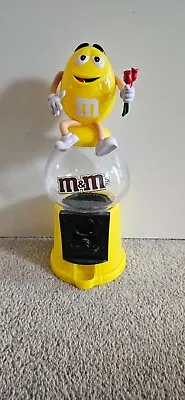 £7 • Buy M&M's Yellow Rose Coin Bank/Gumball/Sweet/Candy, Chocolate Retro Dispenser