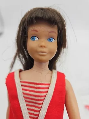 Vintage Barbie: Skipper 1964 Brunette Straight Leg Doll Extra Dress  • $29.99