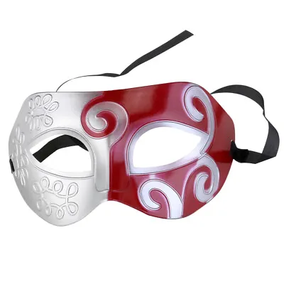 Men Women Face Mask Masquerade Couples Costumes Halloween Lovers Spray Paint • $7.97