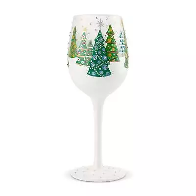 Christmas Trees In The Snow Wine Glass By Lolita • £19.95