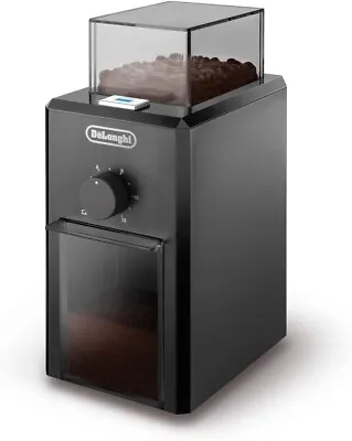 DeLonghi KG79 Professional Burr Coffee Grinder With 12 Cups Capacity 110WBlack • £47.90