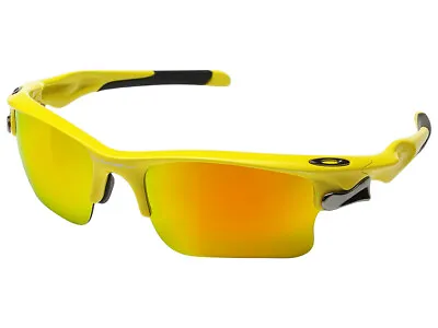 Oakley Fast Jacket XL Sunglasses OO9156-3971 Team Yellow/Fire Iridium • $299.99