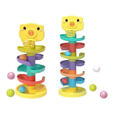 Ball Drop And Roll Swirling Tower Toy Early Educational For Toddler Kids • £13.79