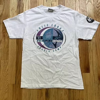 Men's Vintage 90s Reebok Julie Foudy Soccer Camp Mia Hamm Autographed Shirt Sz S • $99
