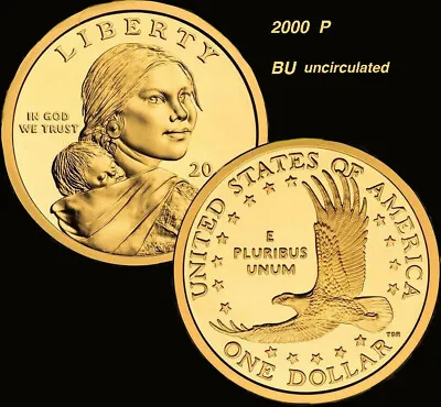 $3.90 • Buy 2000 P Sacagawea Dollar US Mint Coin Brilliant Uncirculated Condition  