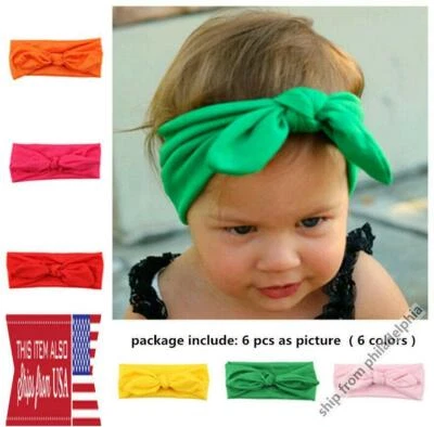 $8.99 • Buy 6Pcs Cute Kids Girls Baby Toddler Flower Bow Headband Hair Band Headband Elastic