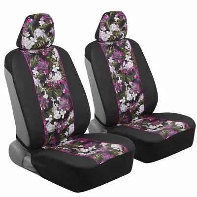 Green Camo Print Car Seat Covers Front Seats Universal Fit Auto Truck Van SUV • $31.90