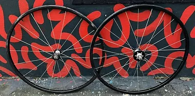 Roval Aerodynamic Wheelset 700c Vintage Bladed Spokes Tubular France 126/100 • $135.99