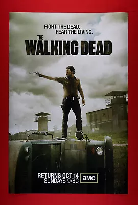 The Walking Dead Rick Grimes Zombie AMC Movie Picture Art Poster 24X36 New  RICK • $23.95
