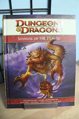 Dungeons & Dragons D&D 4th Edition Manual Of The Planes Hardcover RPG Book • $39.99