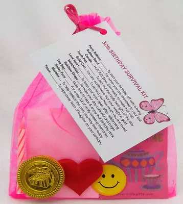 30th 40th 50TH 60 BIRTHDAY PRESENT SURVIVAL KIT NOVELTY GIFT CARD KEEPSAKE PBSK • £3.85