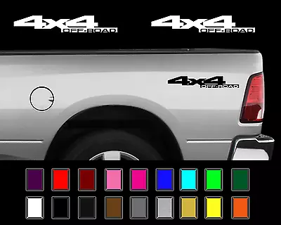 $15.29 • Buy 4x4 Off Road Decal Set Fits: 2010-2013 Dodge Ram 1500 2500 Truck Vinyl Stickers